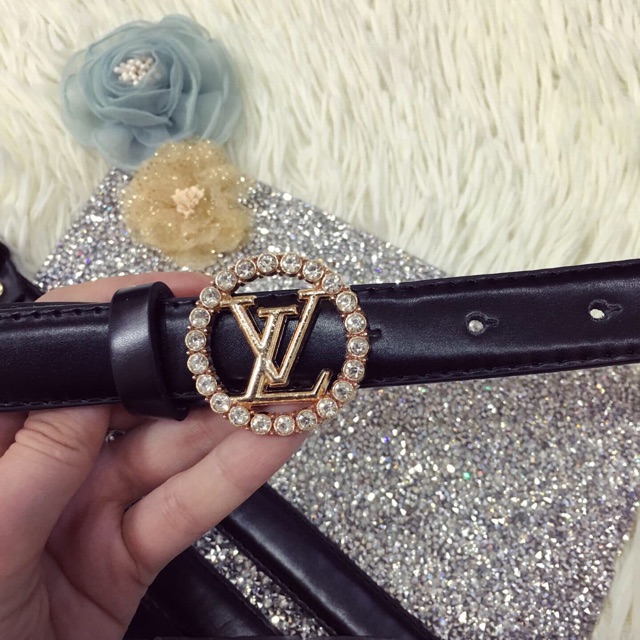 Thắt lưng Nữ lv tròn đá