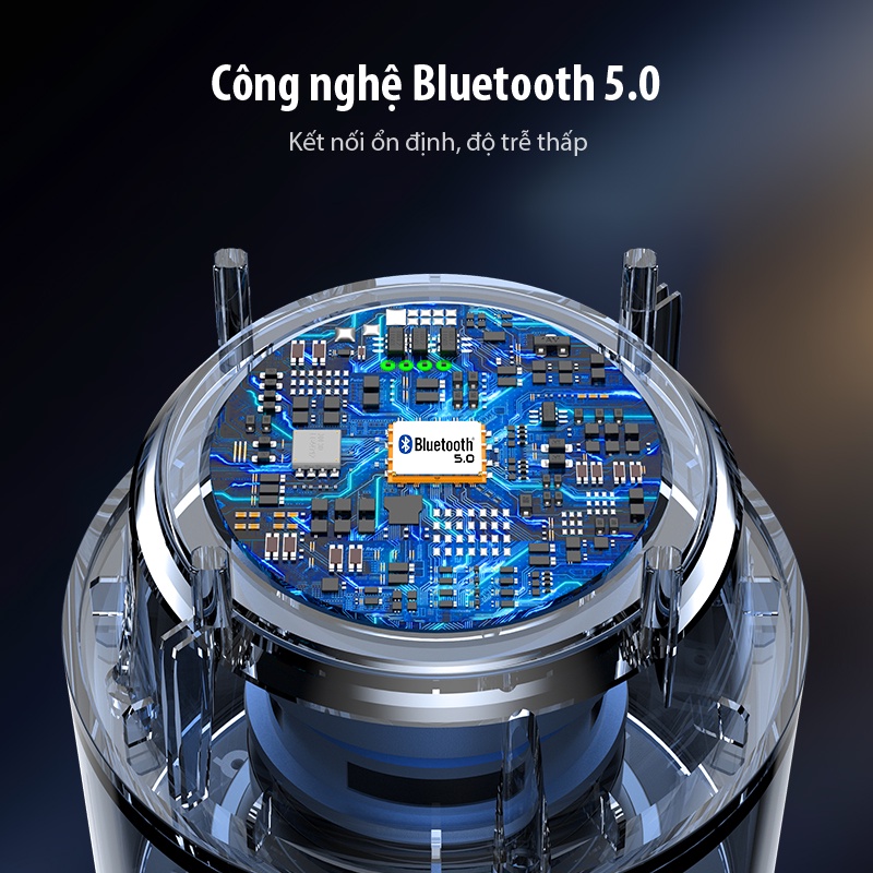 Loa Bluetooth ACOME A11 Công Suất 5W Bluetooth 5.0 Công Nghệ TWS Kiểu Dáng Nhỏ Gọn Chất Âm Trầm Bảo Hành 12 Tháng