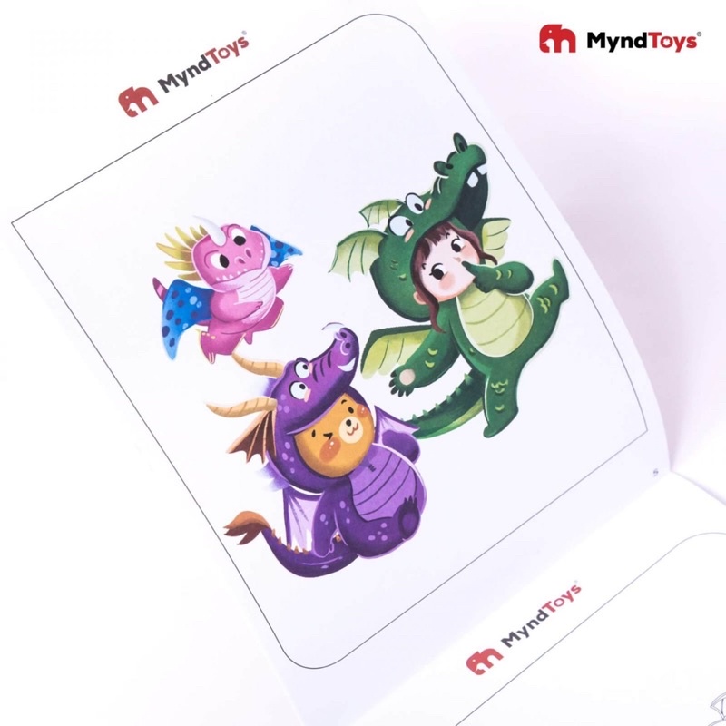 Đồ chơi giáo dục, bộ tranh tô màu cho bé từ 2 tuổi - Myndtoys Color Cool