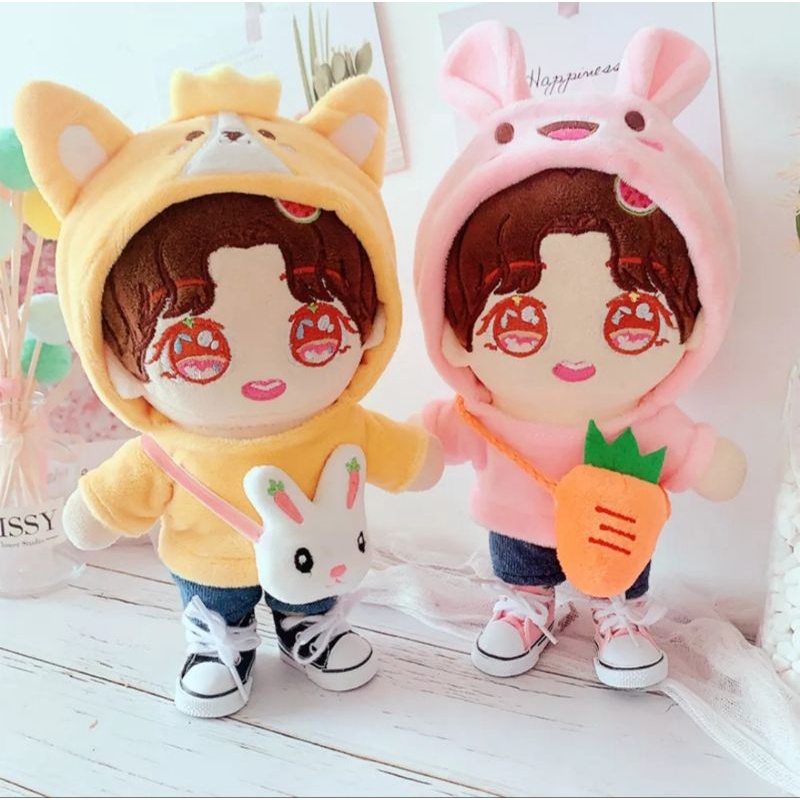 Outfit thú đáng yêu cho các bé doll 20cm