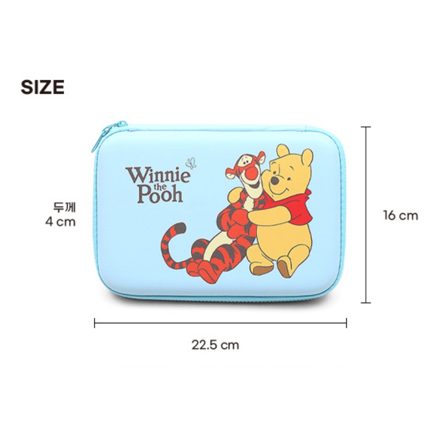 DAISO Túi Đeo Chéo Đa Năng Hình Winnie The Pooh 2 Màu Lựa Chọn