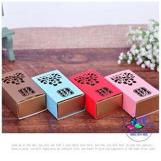 2122.052 SET 10 HỘP GIẤY SOCOLA 2 VIÊN