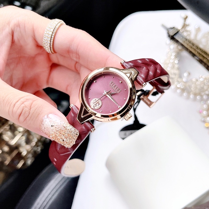 Đồng Hồ Nữ Dây Vân, Mặt 30mm, Chống Nước 30m