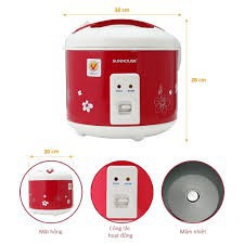 NỒI CƠM ĐIỆN SUNHOUSE SHD8601 | BigBuy360 - bigbuy360.vn