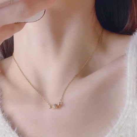 Vòng cổ Bằng Thép Titan Màu Kẹo Thời Trang Sang Trọng Cho Nữ