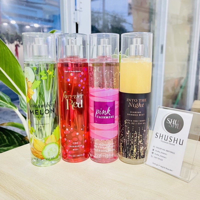 Xịt thơm toàn thân Bath body works mã hot