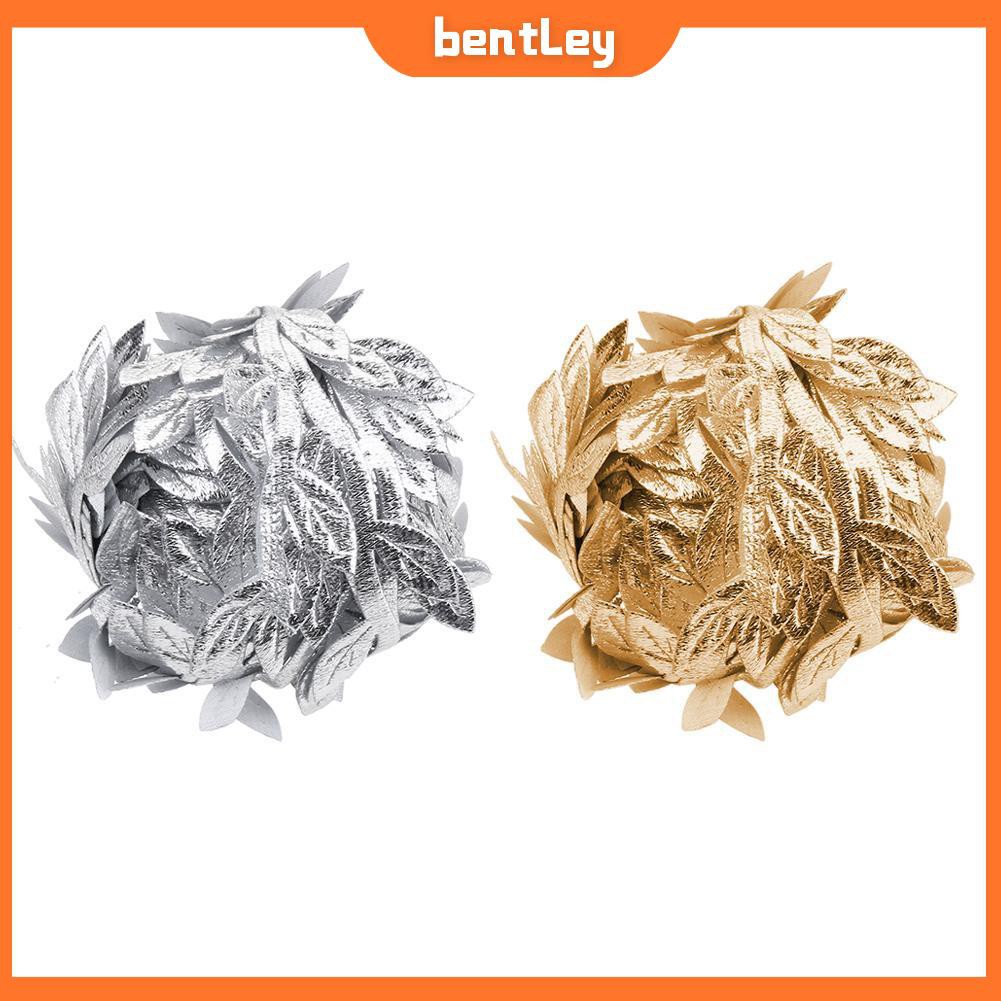 [IN STOCK/BEN] 10m Nature Leaf Artificial Vine Leaves Wedding Decor Gold Silver Foliage