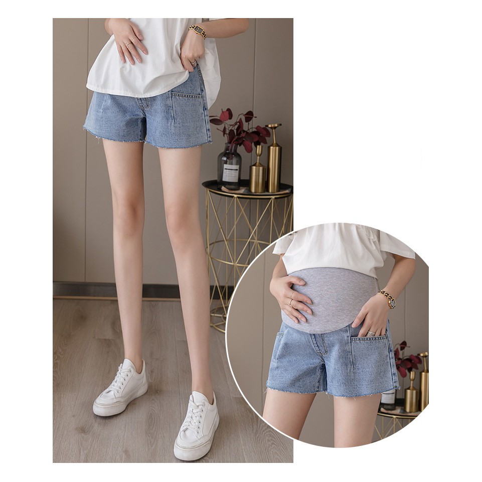 Quần Sooc Bầu Xinh Quần Đùi Bầu Xinh Trẻ Trung Năng Động Q208