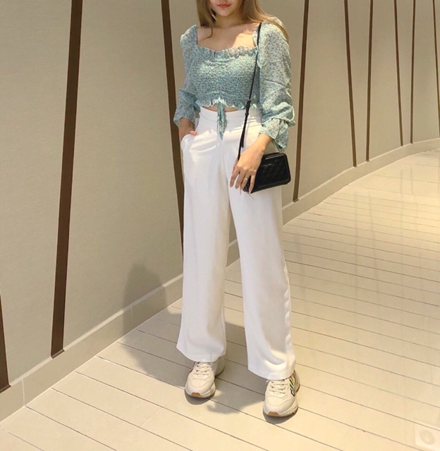 QUẦN ỐNG RỘNG LƯNG CAO CÓ SIZE ĐẠI