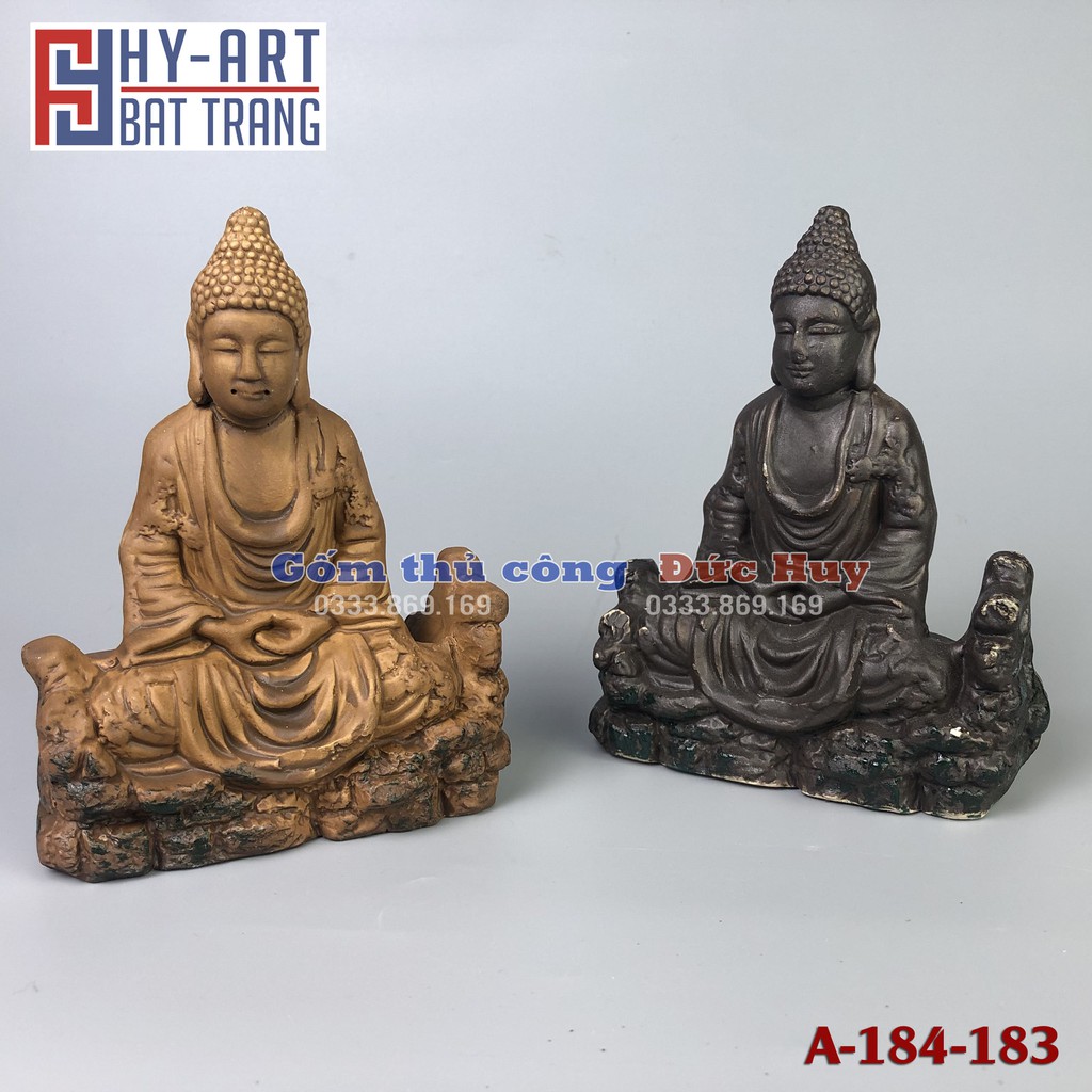 Tượng phật trang trí phong thủy, tiểu cảnh, gốm sứ Bát Tràng | BigBuy360 - bigbuy360.vn