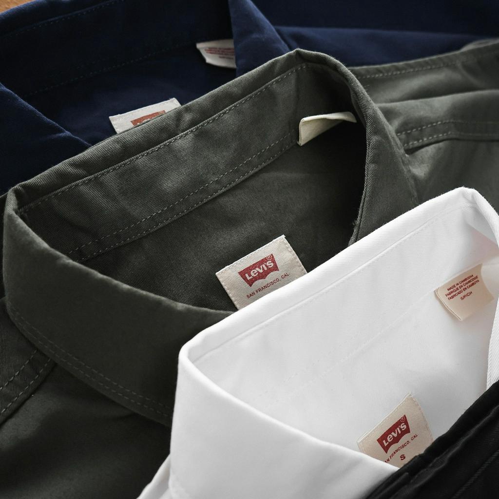 Áo sơ mi tay ngắn, sơ mi nam tay ngắn chất vải mềm mịn sang trọng thanh lịch màu xanh navy, trắng - Basichouse