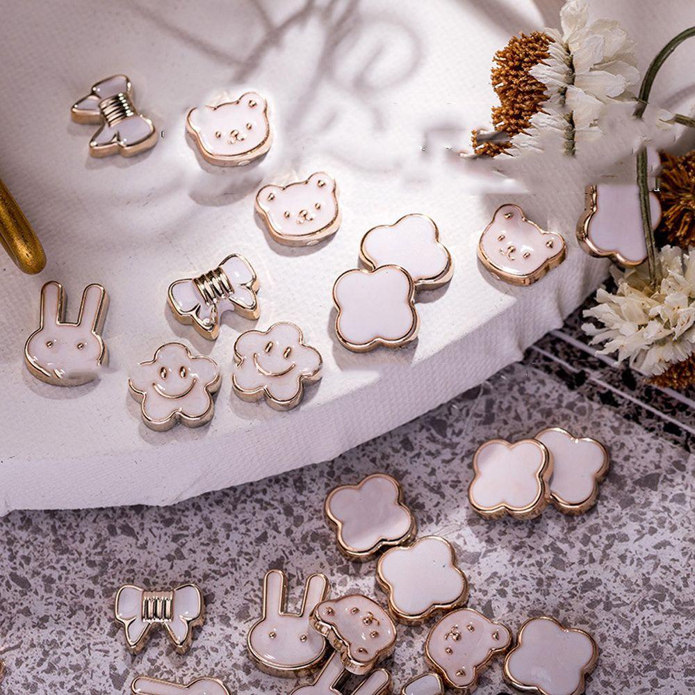 Phụ Kiện Trang Trí Móng Tay Hình Nơ / Hoạt Hình Lấp Lánh Thời Trang DIY