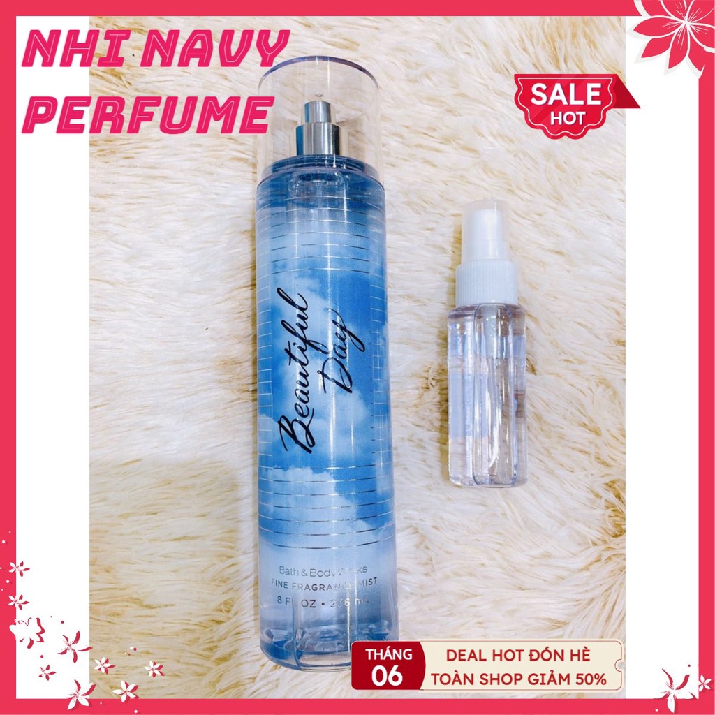 Nhi.navy XỊT THƠM BATH&BODYWORKS BEAUTIFUL DAY