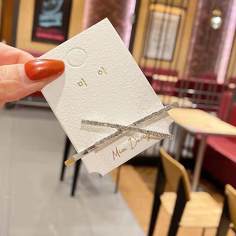 Kẹp Tóc Đính Đá Lấp Lánh Phụ Kiện Thời Trang Cho Nữ AB117