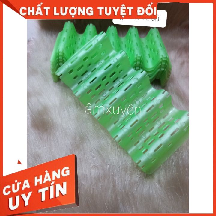 Combo 12 vĩ xương bấm sóng nước  chất liệu nhựa  bền, siêu nhỏ gọn, tiện lợi , chuyên dụng cho salon [tận gốc]
