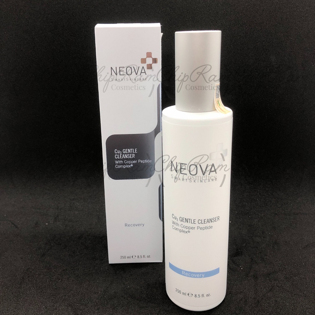 Sữa rủa mặt làm dịu da mẩn đỏ nhạy cảm neova cu3 gentle cleanser 250ml