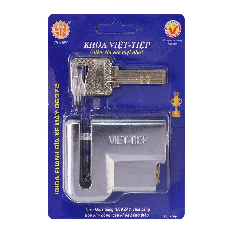 Khoá đĩa xe máy Việt Tiệp 06972 CHÍNH HÃNG