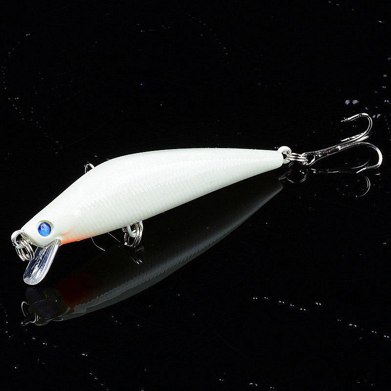  Mồi Câu Cá Giả Dạ Quang Kích Thước 8cm Trọng Lượng 8g