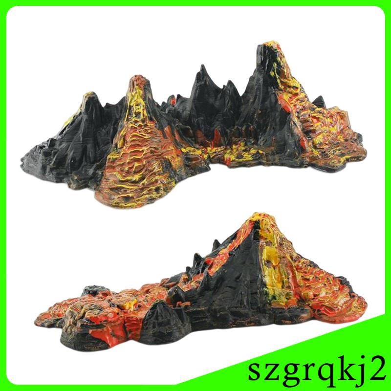 Mô Hình Phong Cảnh Núi Lửa Phun Trào Sống Động Trang Trí Cho Bé 7-14 Tuổi