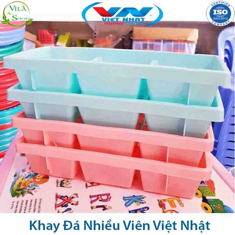 [ Nhiều Loại ] Khay Làm Đá, Vỉ Làm Đá Đa Năng Việt Nhật, Nhựa Dẻo Chính Hãng - Kháng Khuẩn -  Khử Mùi