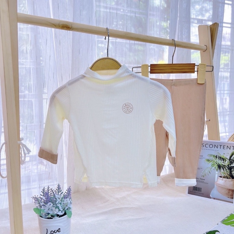 Bộ giữ nhiệt Modal Organic Hrnee mầu pastel