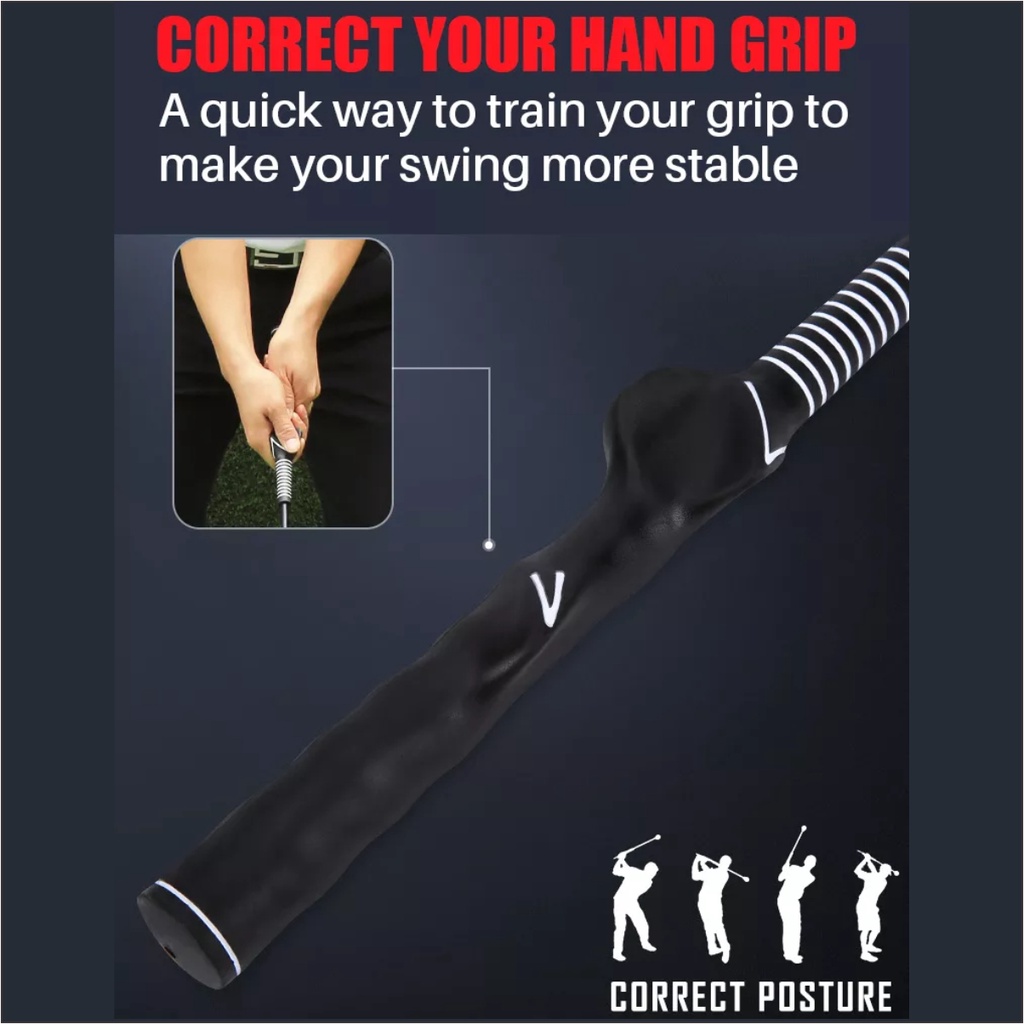 Gậy Tập Thể Lực Swing golf PGM-HGB011: Nhập khẩu chính hãng, dài 115cm, 3 màu.