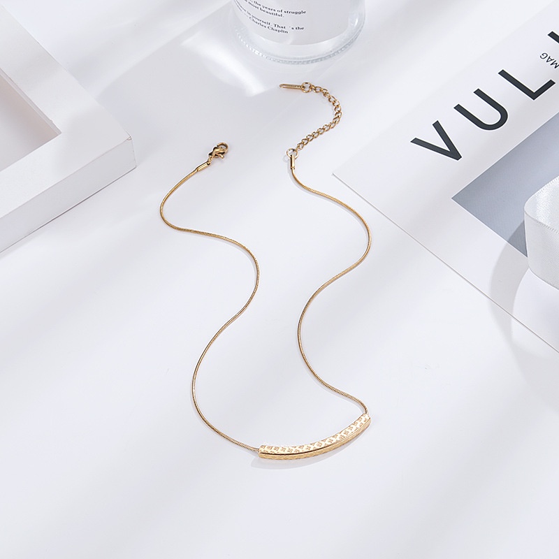 Dây chuyền nữ 100% TITAN NGUYÊN CHẤT vòng cổ KHÔNG GỈ thiết kế đơn giản phong cách ins hàn quốc