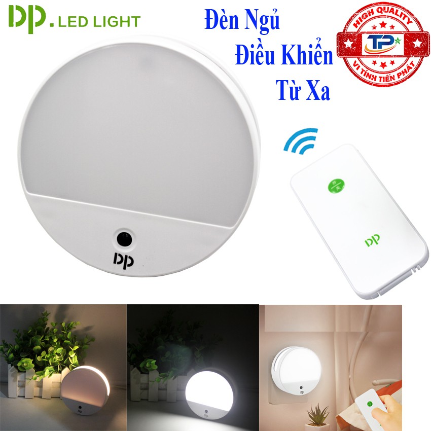 Đèn ngủ dùng điều khiển từ xa ánh sáng trắng và vàng DP DP-436 thiết kế tinh xảo, sang trọng ,tiện lợi, xinh xắn bền đẹp