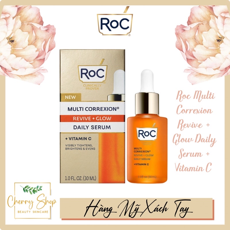 Tinh chất sáng da RoC Multi Correxion Revive+glow Vitamin C Daily Serum (30ml)