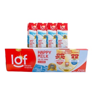 Sữa tươi có đường lof happy milk 110ml