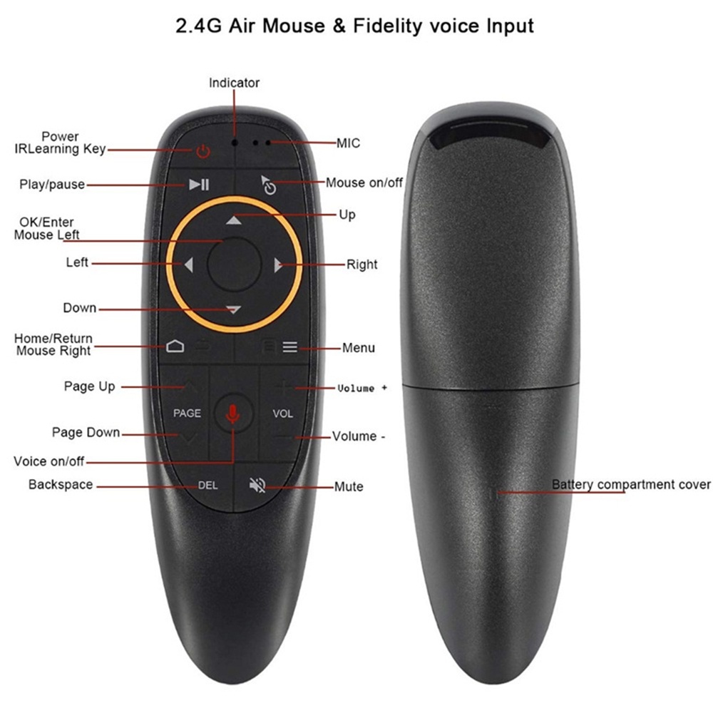 Chuột bay thông minh đa năng điều khiển từ xa bằng giọng nói cho máy tính TV Box 2.4G G10 / G10S