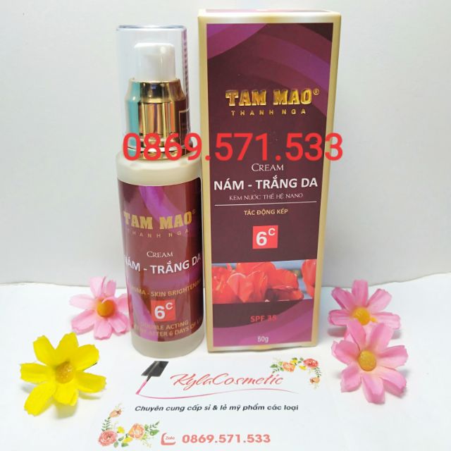 Tam Mao nám trắng da