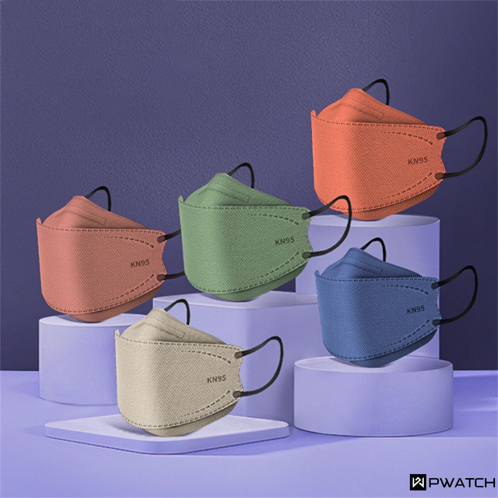 50 Chiếc Mặt Nạ Người Lớn Mùa Hè Mỏng Morandi Màu Kf94 3d Ba Chiều 4 Lớp Dùng Một Lần Đắp Mặt Nạ Cho Người Lớn đóng Gói Riêng Biệt 【Pwatch】