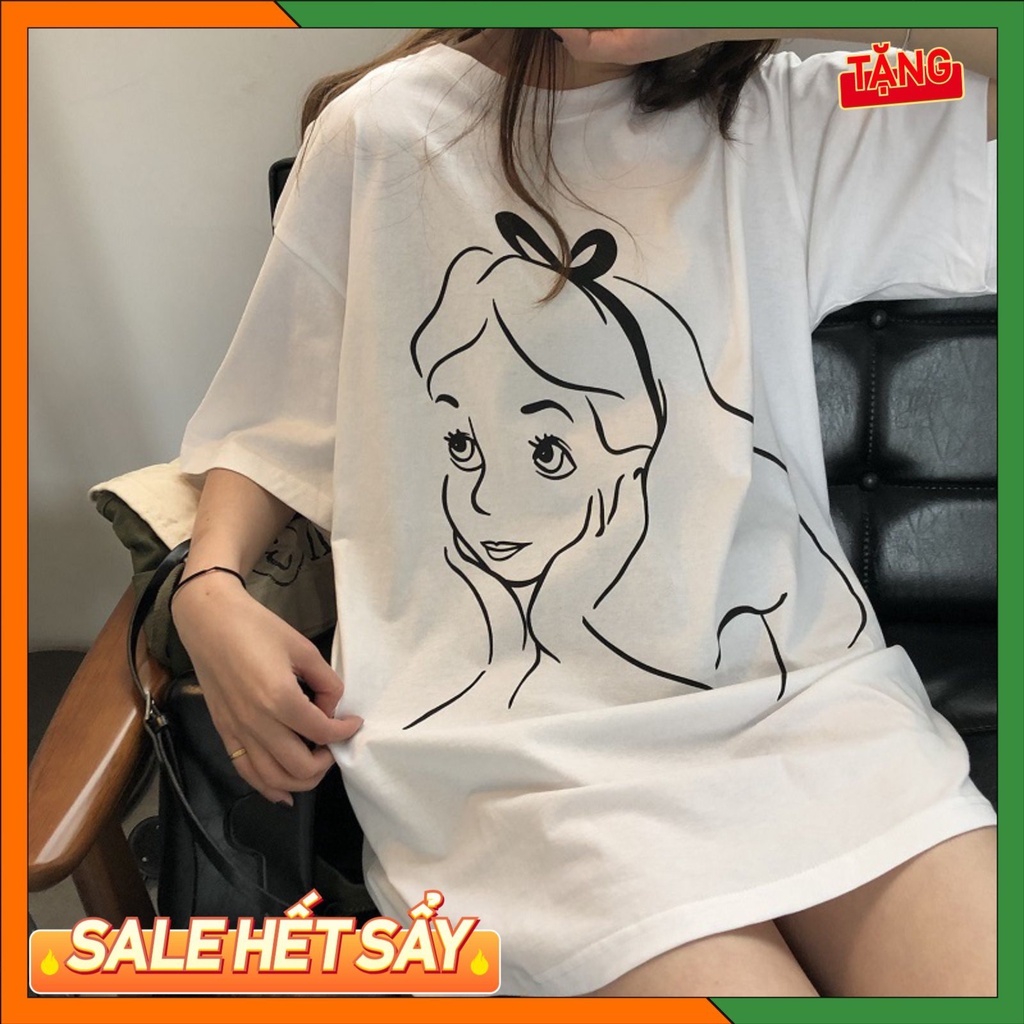 Áo thun nam nữ form rộng Cô gái Aothunxinhz , áo phông unisex tay lỡ oversize phong cách teen năng động