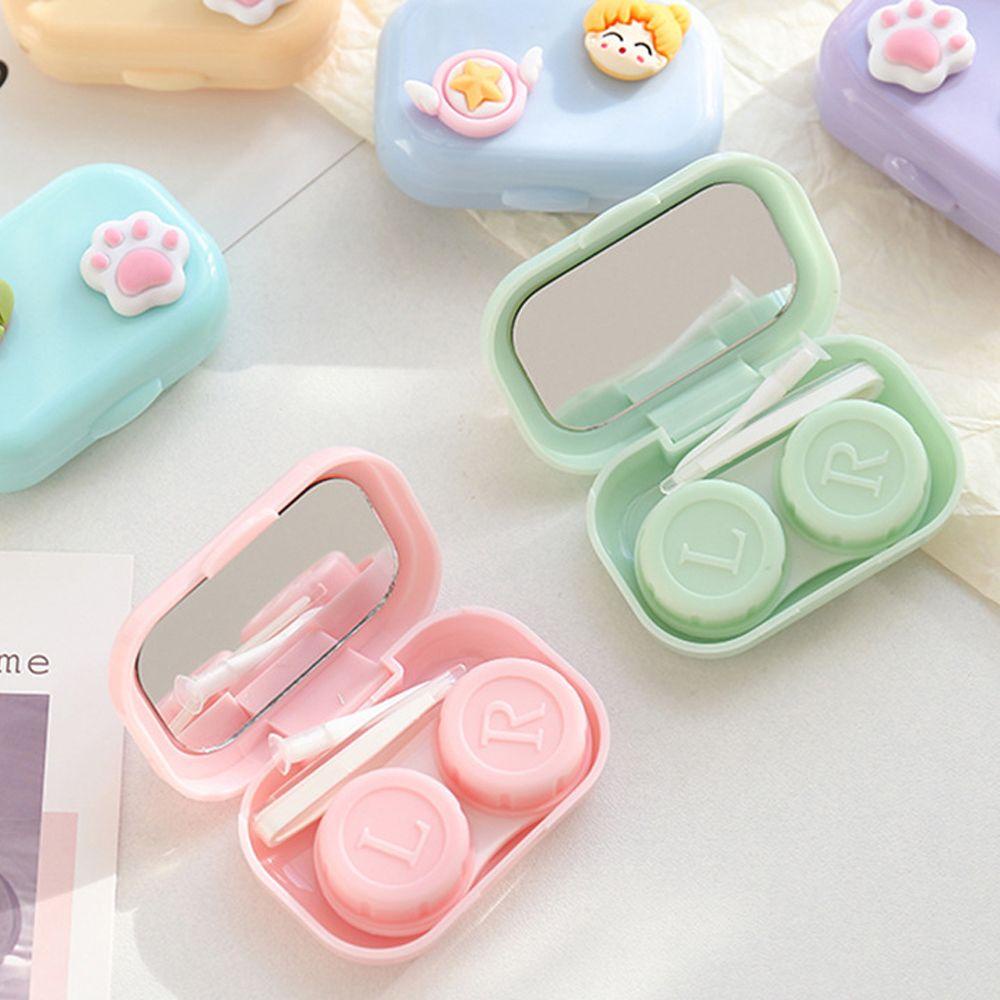 Hộp Đựng Kính Áp Tròng Họa Tiết Hoạt Hình Thủy Thủ Mặt Trăng Ngôi Sao Có Gương Kiểu Hàn Quốc Cho Nữ