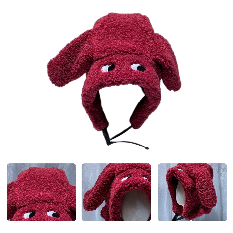 Mũ Tai Thỏ Dễ Thương Chống Gió Có Thể Điều Chỉnh Kích Cỡ Cho Cún Cưng