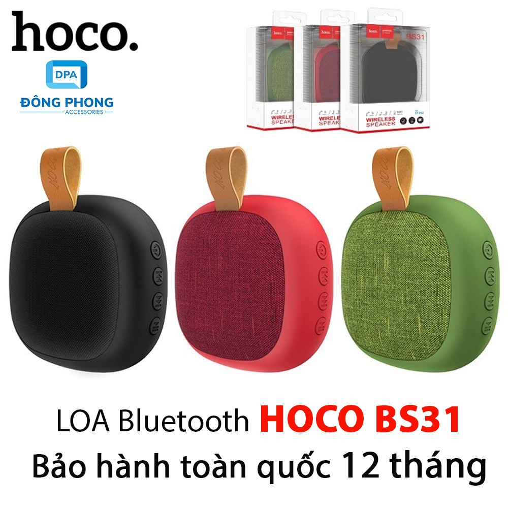 [Mã ELHACE giảm 4% đơn 300K] Loa Bluetooth Mini Hoco BS31 Chính Hãng