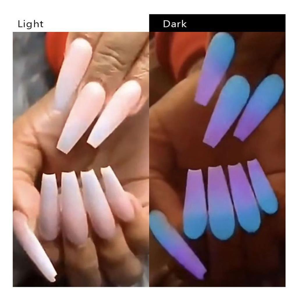 SOFTNESS Hot Luminous Fluorescent Color Nail Builder Gel Nail Extension UV Gel Glow In the Dark French Manicure UV LED|Gel Extend Builder