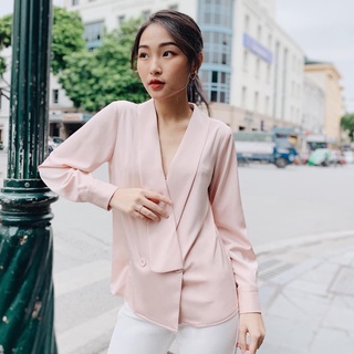 Áo cổ v nữ kiểu 2nddate top019pp