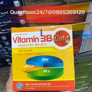 VITAMIN 3B GOLD BỒI BỔ CƠ THỂ (sản phẩm này ko phải là thuốc không có tác dụng thay thế thuốc chữa bệnh)