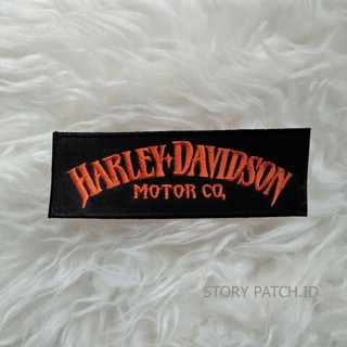 Sticker Ủi Thêu Chữ Harley Davidson Co