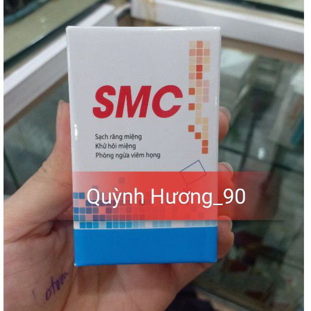 Bột muối súc miệng SMC hộp 10 gói