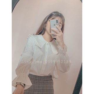 [FREESHIP] Áo sơ mi babydoll cổ bèo
