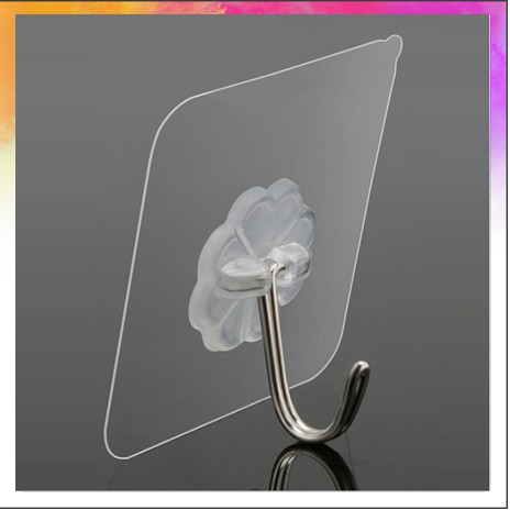 [FreeShip – Sale 1k] Móc Dán Tường Trong Suốt Chịu Lực Treo Đồ Nặng , Móc Treo Đồ Phòng Tắm , Phòng 