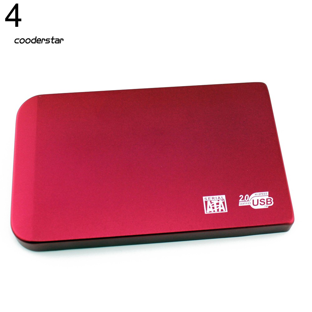 Vỏ Ổ Cứng Ngoài Usb 2.0 Siêu Mỏng Cho 2.5 Inch Sata Hdd Ssd