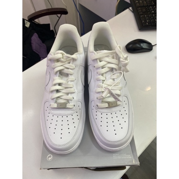Giày “không lực” all white,chính hãng xách tay,nói không với vnxk.