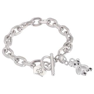 Bracelet Adjustable Bear Pendant Jewelry Vintage