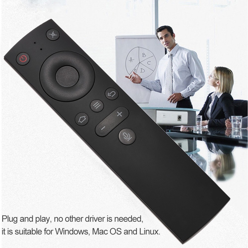 TZ02 2.4GHz Wireless Remote Control With USB Receiver Voice Input For PC