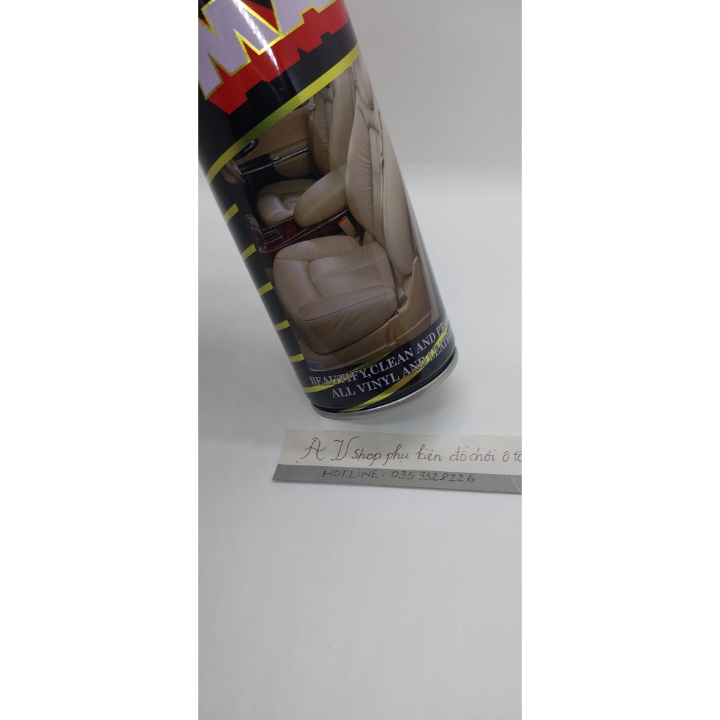 Chai xịt đánh bóng đồ gỗ, nội thất xe hơi  Wax Max Thái Lan 500ml - Hàng nhập khẩu