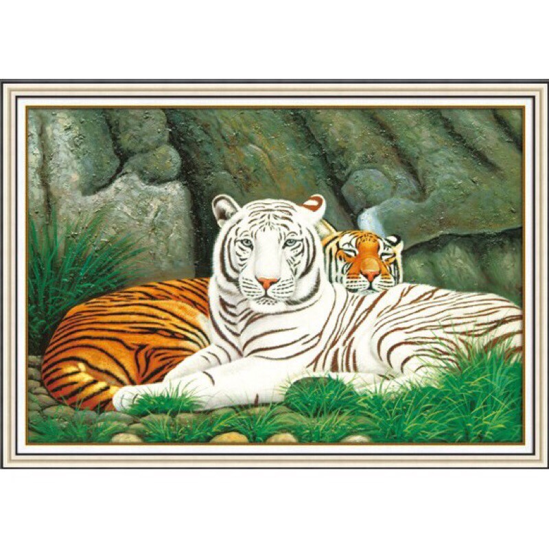 Tranh đính đá Mãnh Hổ Lg1438 (70x50) chưa đính